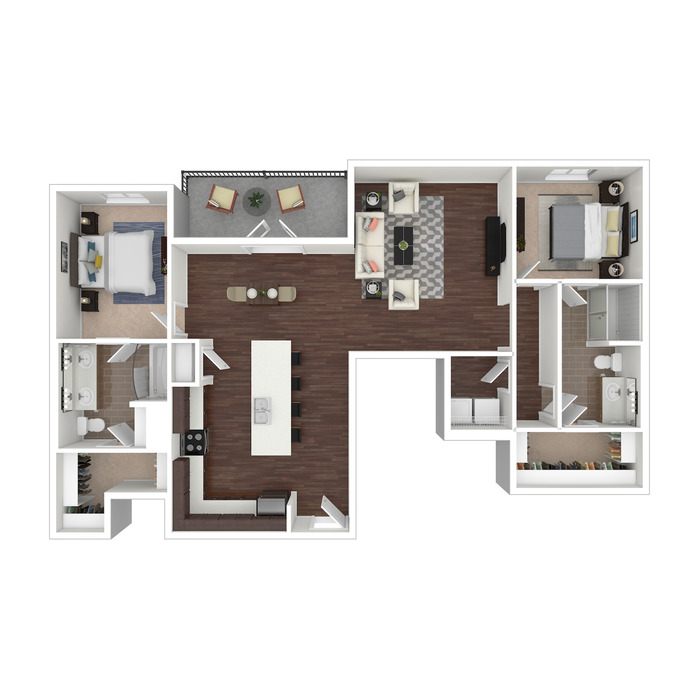 Orleans 2D Floor Plan 